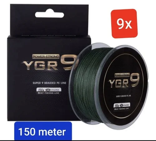 YGR Strong Strength PE 9 Strand Braided Fishing Line