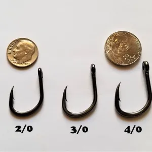 The Heavy Duty Live Bait is 4X Strong with a short shank. Forged with Hi Carbon Steel.
